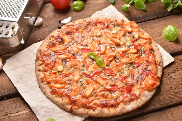 Pizza — Stockfoto