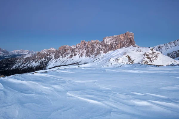 Winterliche Dämmerung Den Bergen — Stockfoto