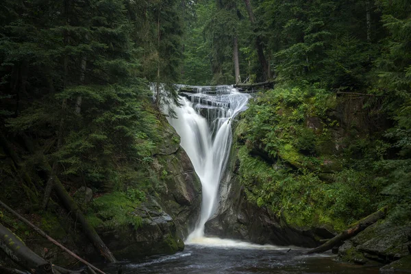 Waterfall Mountains Szklarki Waterfall Szklarska Poreba Poland — Stockfoto