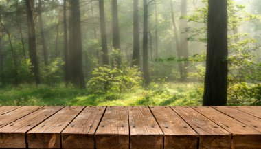 Boş eski tahta masa arkaplanı