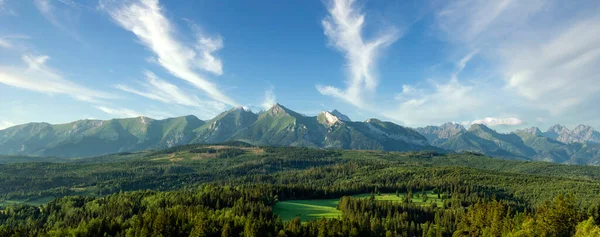Prachtige Zomer Landschap Van Tatra Bergen — Stockfoto