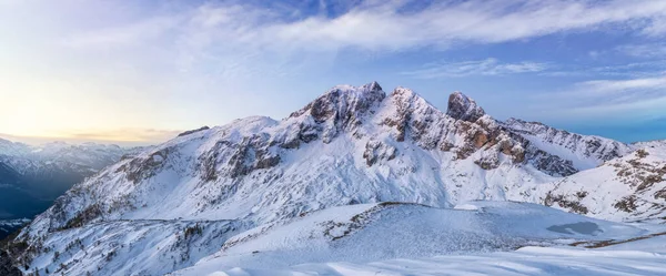 Beautiful Winter Landscape Mountains Range — Stock Photo, Image