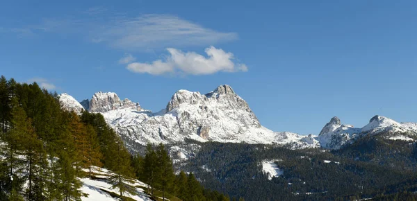 Gyönyörű Táj Olasz Dolomitok Santa Maddalena — Stock Fotó