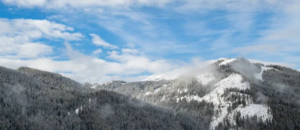 Beautiful Winter Mountains Blue Sky — Stock Photo, Image