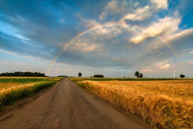 Kırsal alanlarda gökkuşağı