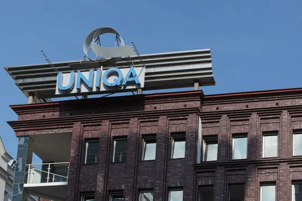 Poznan Polen Mei 2021 Het Logo Van Uniqa Insurance Group — Stockfoto