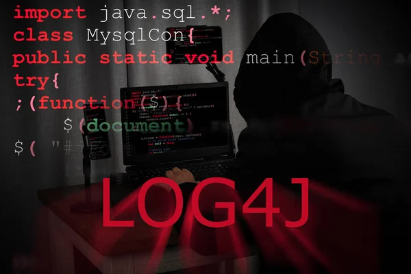 Beveiligingslek Log4J Log4Shell Een Van Grootste Kwetsbaarheden Jaren Java Broncode — Stockfoto