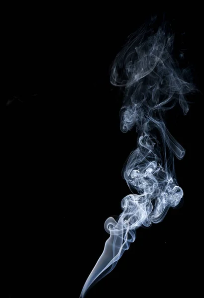 Abstract Smoke Black Background Wite Smoke Black — Stock Photo, Image