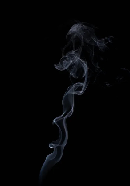 要旨黒煙の形をした白い煙 — ストック写真