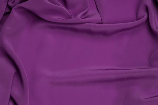 Гладкий Элегантный Фиолетовый Шелк Атласная Текстура Роскошной Ткани Использоваться Качестве — стоковое фото