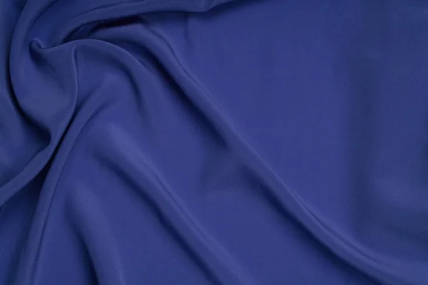 Роскошный Синий Атласный Фон Текстура — стоковое фото