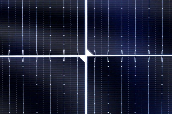 Panel Słoneczny Lub Wzór Tekstury Ogniwa Słonecznego Tła Szczegóły — Zdjęcie stockowe