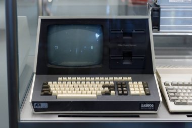 Oslo, Norway. May 01, 2022: Vintage computer 