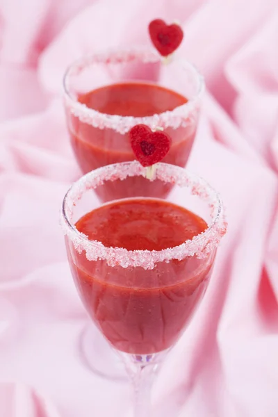 Aardbei drankje — Stockfoto