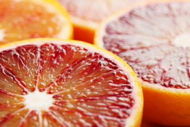 kan turuncu yakın çekim