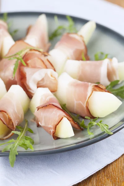 Prosciutto e melão — Fotografia de Stock