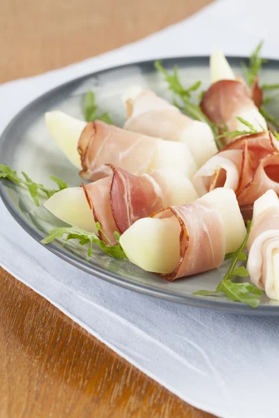 Prosciutto e melone — Foto Stock