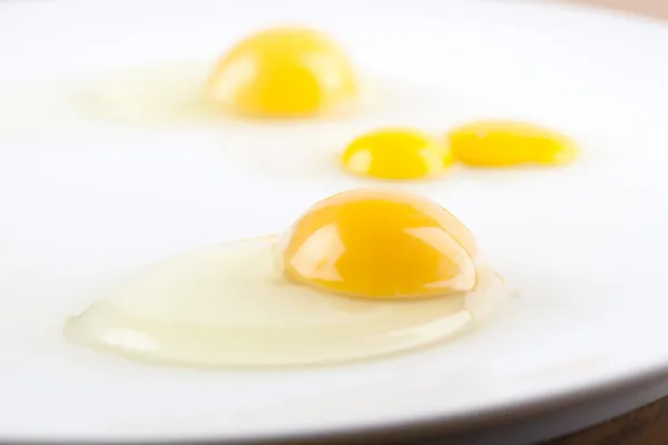 Repedt a csirke és a fürj tojás — Stock Fotó
