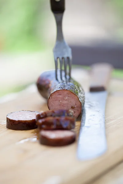 Saucisse fumée — Photo