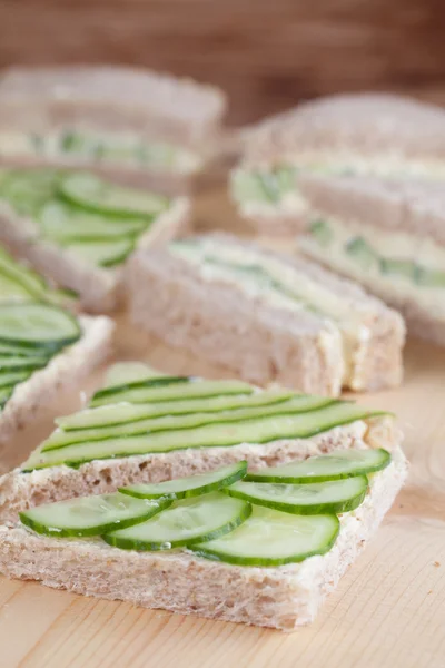 Sandwichs au concombre — Photo