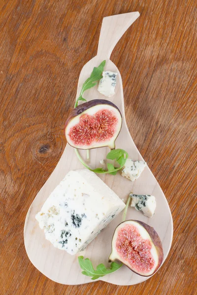 Formaggio blu e fichi — Foto Stock