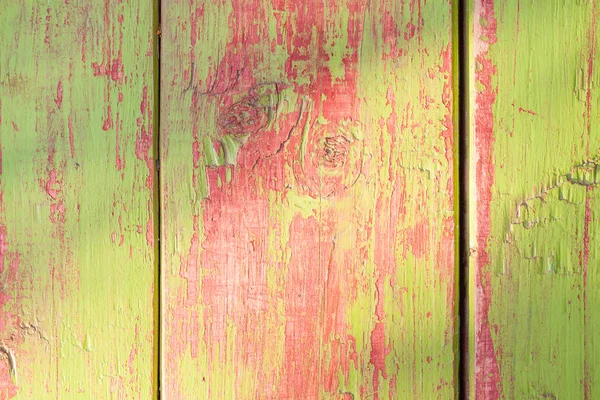 Grüne und rote Holz Hintergrund — Stockfoto