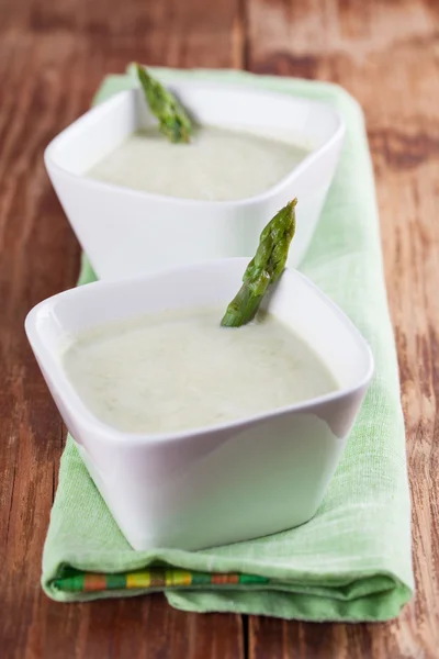 Zuppa di crema di asparagi — Foto Stock