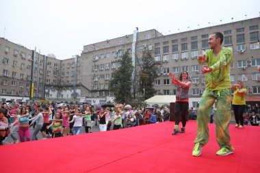 Zumba fitness aerobik