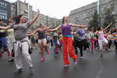 Zumba fitness aerobik
