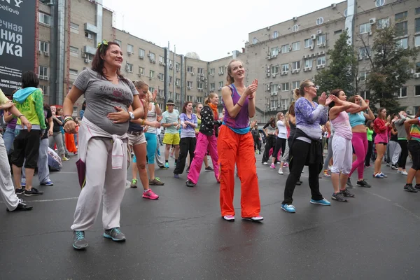 Aeróbicos de fitness Zumba — Foto de Stock