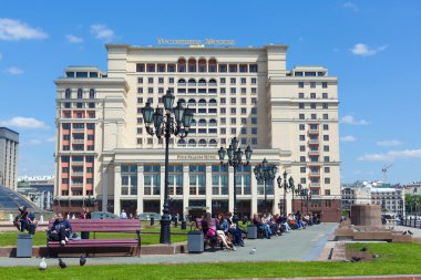 otel Moskova Moskova'da manezh meydanında bina dört mevsim