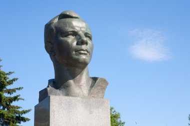 Yuri gagarin anıt. Yatay Çerçeve.