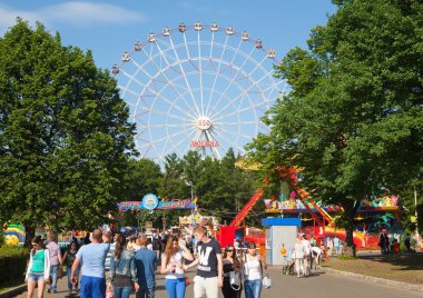 insanlar bdnkh Park, Moskova