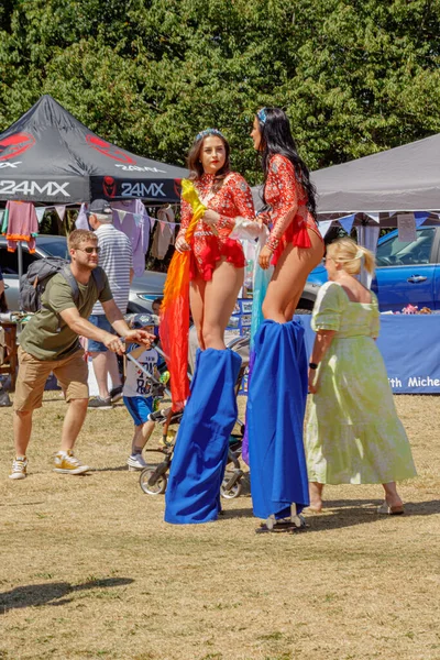 Rotherham South Yorkshire July 2022 Images Carnival Field Some People — Foto Stock