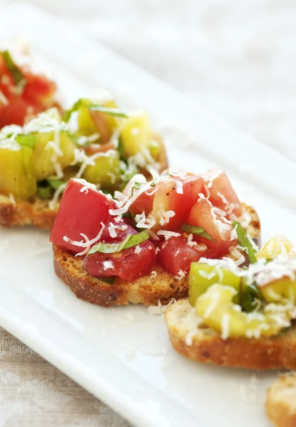 Bruschetta — 图库照片