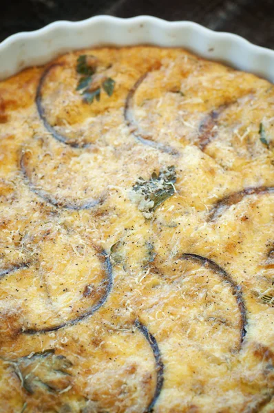 Crustless Quiche — Stock Photo, Image