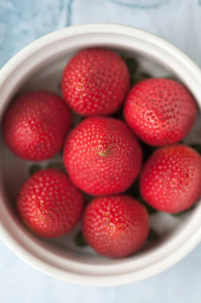 Verse aardbeien — Stockfoto