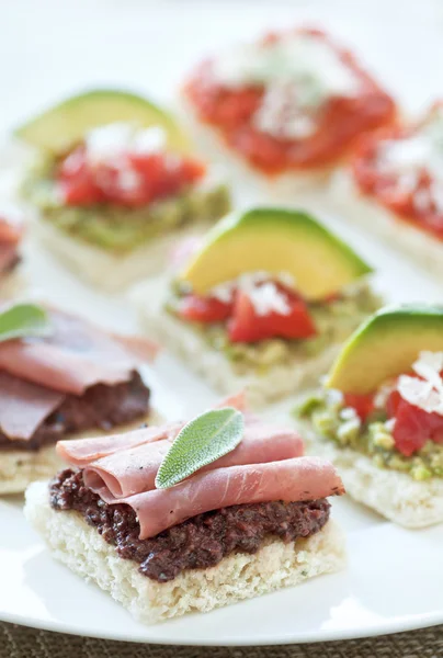 Canapés — Fotografia de Stock