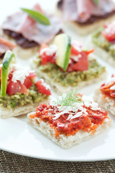 Canapes — Stock Photo, Image