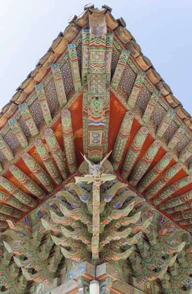 Ancient Asian Architecture, Roof detail — Stock Photo, Image