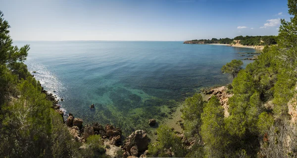 Средиземноморская панорама — стоковое фото