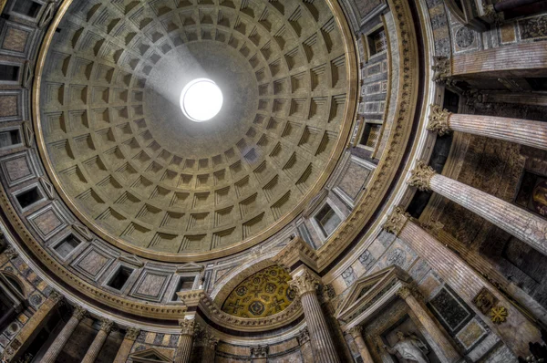 Panthéon, Rome, Italie. Vue Fisheye — Photo