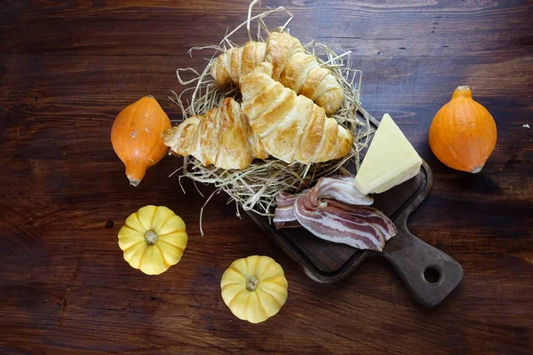 Breads and pumpkins. — Foto de Stock