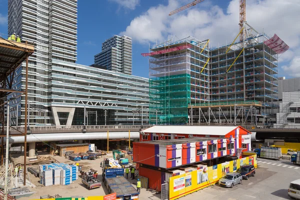 Haag - September 05: Building aktiviteter på den nya centralen — Stockfoto