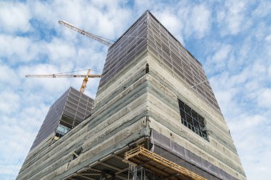 yer gökdelen inşaat ile çalışma