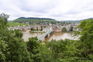 Alman traban-Trarbach aeriel görünümü