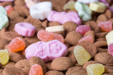 arka plan zencefil fındık ans tatlılar. Hollandalı sinterklaas Event'de şeker