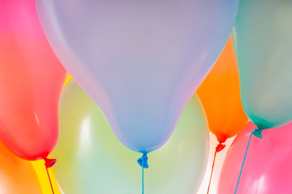 Colore sfondo di diversi palloncini — Foto Stock