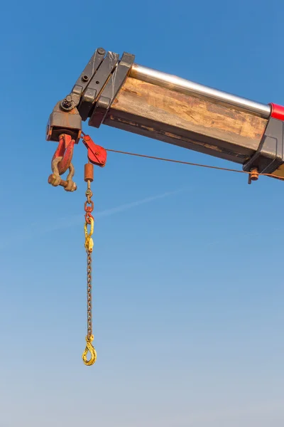 Kran mit Detail vom Jib — Stockfoto