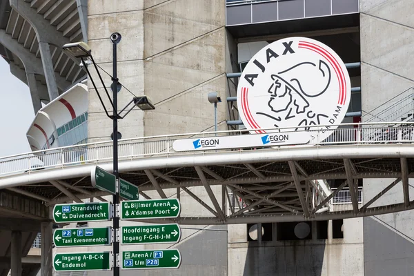 Exterior soccer stadium iin Amsterdam, the Netherlands — Stock Photo, Image